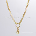 Beautiful floating locket hign end fashion gold jewelry necklace wholesale